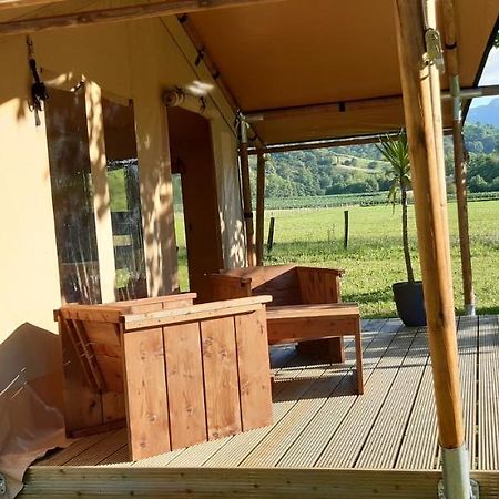 Tente Safari Lodge Ferme Carrique Tardets-Sorholus Exteriör bild