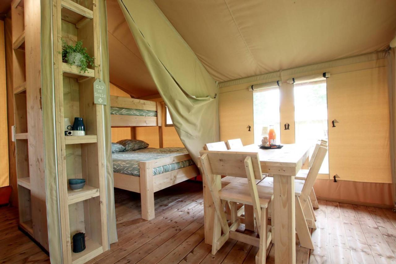 Tente Safari Lodge Ferme Carrique Tardets-Sorholus Exteriör bild