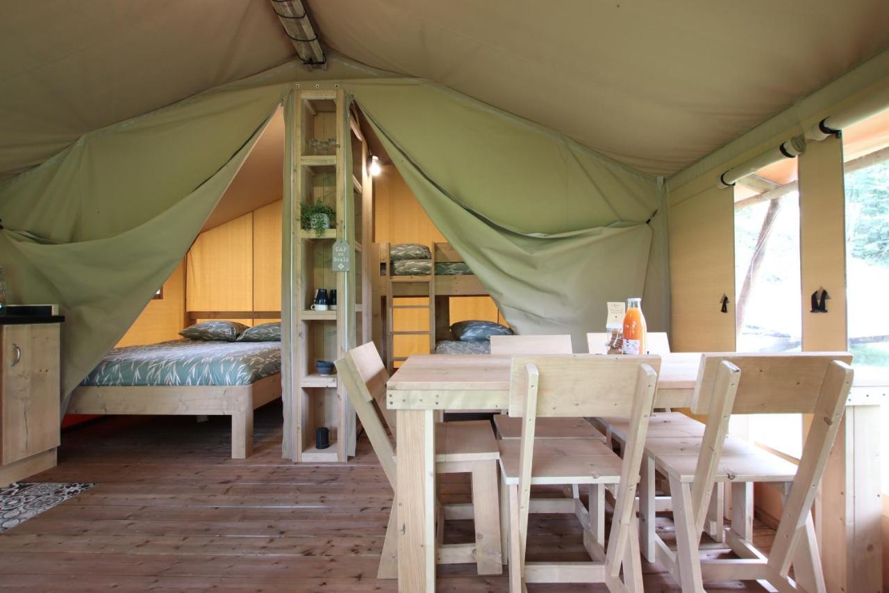Tente Safari Lodge Ferme Carrique Tardets-Sorholus Exteriör bild